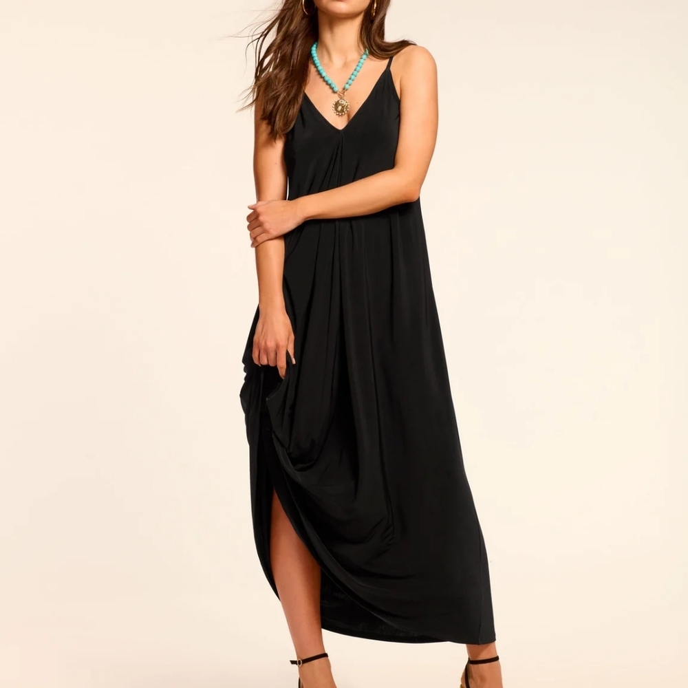 Ramy Brook Elegant Black Maxi Dress